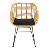 TPFGarden 2er Set Gartenstuhl Dandy mit Sitzkissen